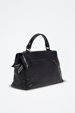 Bolso de piel Tina - Negro