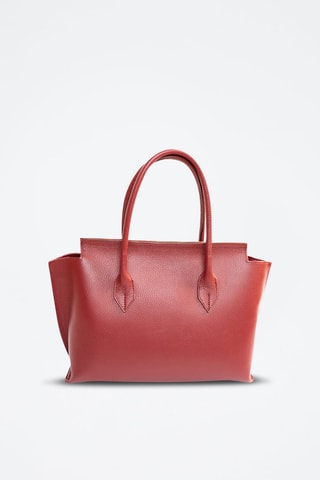 Bolso de piel Irena - Burdeos