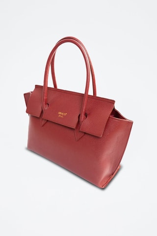 Bolso de piel Irena - Burdeos