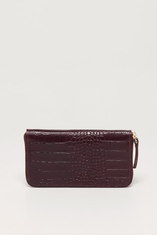 Cartera de piel Yna - Burdeos - Pequeñas - Burdeos