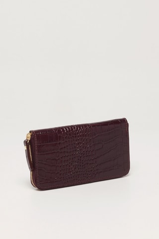 Cartera de piel Yna - Burdeos - Pequeñas - Burdeos