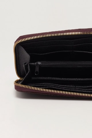 Cartera de piel Yna - Burdeos - Pequeñas - Burdeos