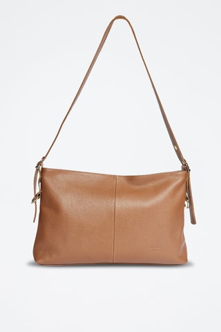 Bandolera de piel Zita - Camel