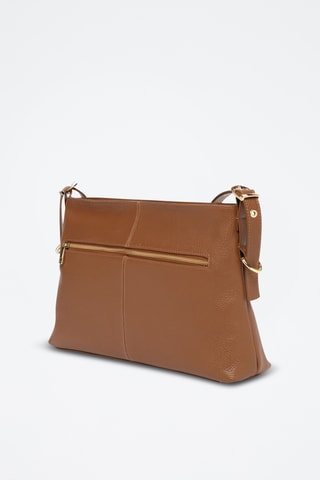 Bandolera de piel Zita - Camel