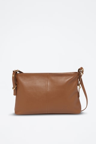 Bandolera de piel Zita - Camel