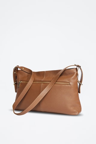 Bandolera de piel Zita - Camel
