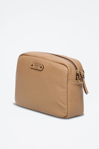Bandolera de piel Maelys - Camel