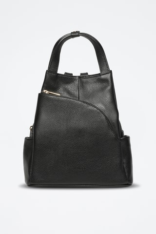 Mochila de piel Nala - Negro