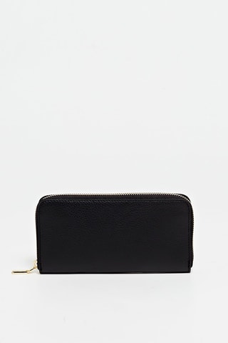 Cartera de piel Gali - Negro