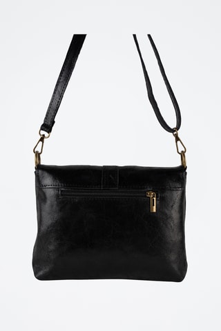 Bandolera de piel Otis - Negro