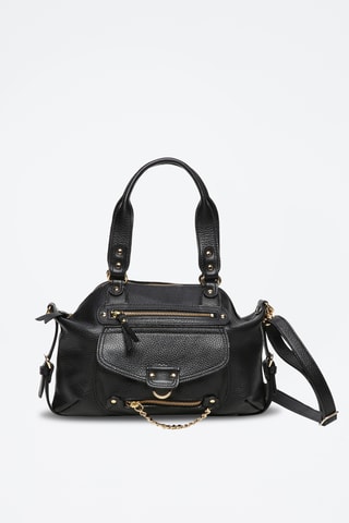 Bolso de piel Mini Odelia - Negro