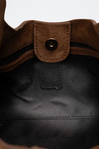 Bolso shopper de piel Rodeo - Camel