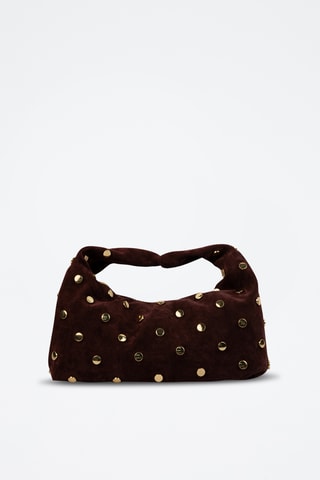 Bolso de piel Lennyx  - Burdeos