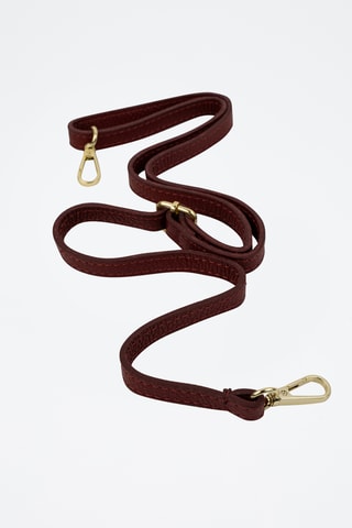 Bolso de piel Lennyx  - Burdeos