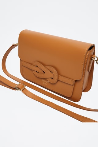 Bandolera de piel Ambre - Camel
