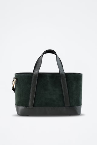 Bandolera de nobuk Belly - Verde