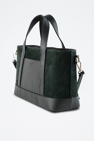 Bandolera de nobuk Belly - Verde