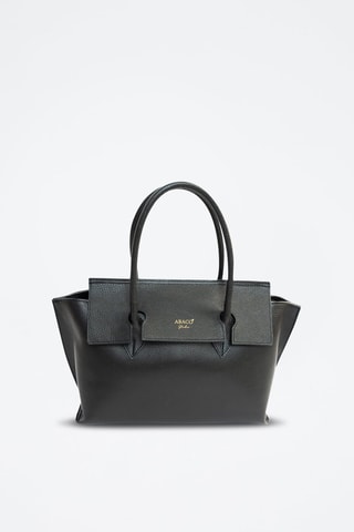Bolso de piel Irena - Negro