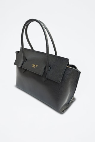 Bolso de piel Irena - Negro