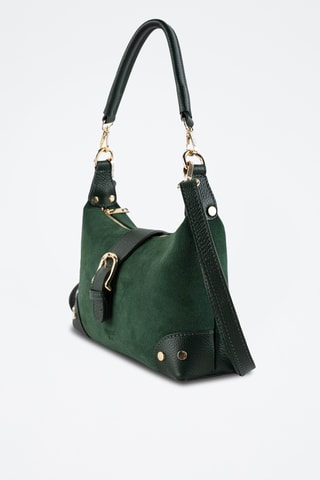 Bandolera de nobuk Kane - Verde