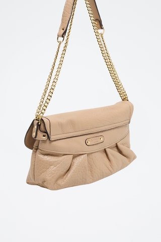 Bolso de piel de cordero James - Nude