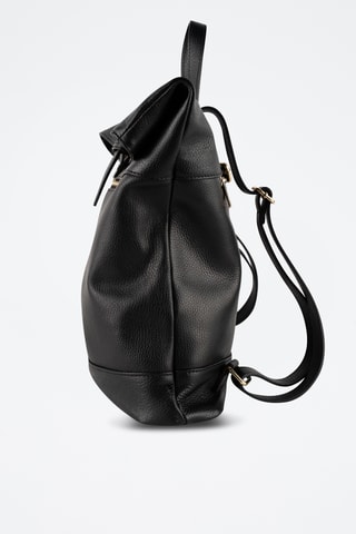 Mochila de piel Nash - Negro