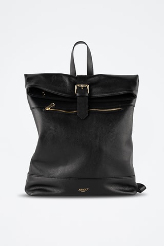 Mochila de piel Nash - Negro