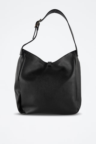 Bandolera de piel Lexid - Negro