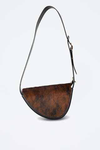 Bandolera de piel Vael - Marrón