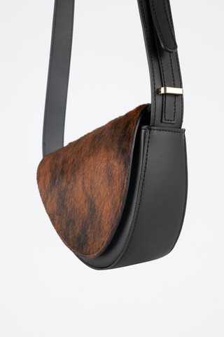Bandolera de piel Vael - Marrón