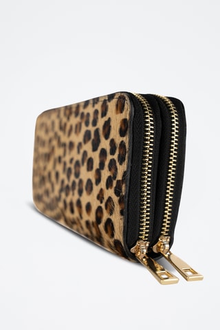 Cartera de piel Edge - Negro