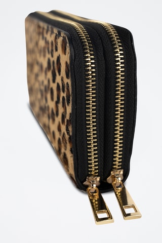 Cartera de piel Edge - Negro
