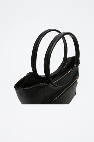 Bolso de piel Julia - Negro