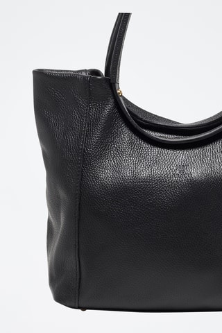 Bolso de piel Julia - Negro