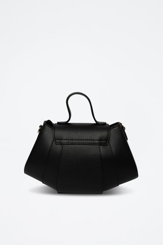 Bandolera de piel Lara - Negro