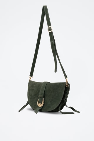 Bandolera de piel Texas - Verde oscuro