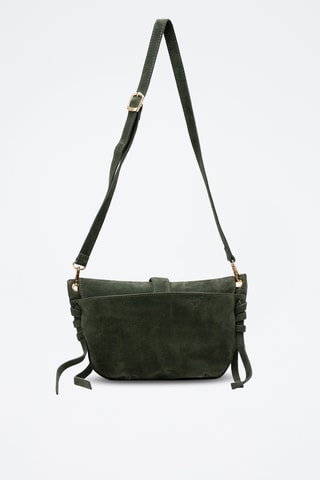Bandolera de piel Texas - Verde oscuro