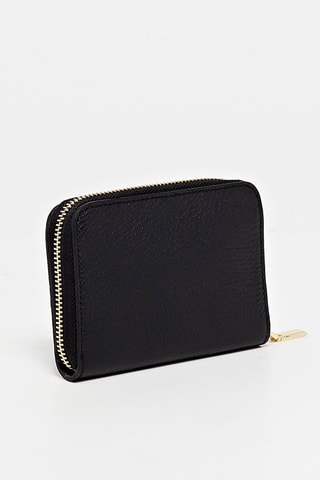 Cartera de piel Mini Gali - Negro