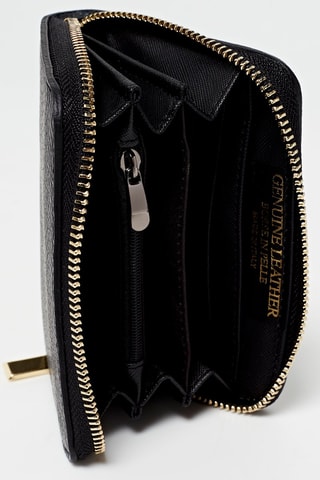 Cartera de piel Mini Gali - Negro