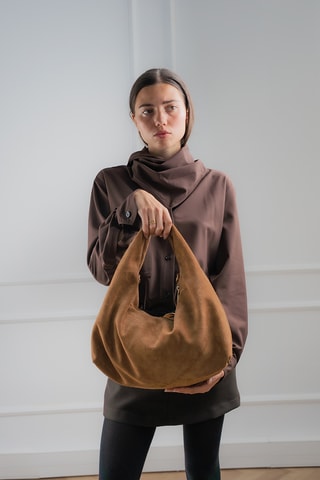 Bolso de piel Raze  - Camel