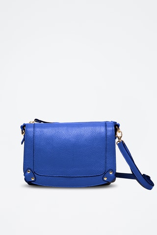 Bandolera de piel Bayne - Azul