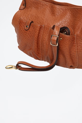 Bolso de piel de cordero Jamily - Camel