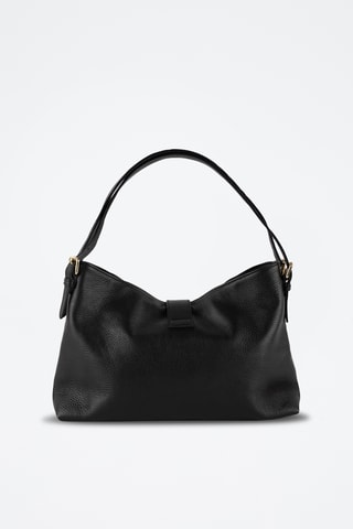 Bandolera de piel Ellad - Negro
