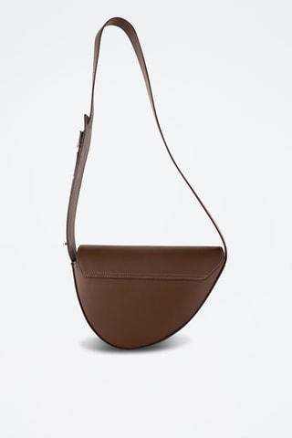 Bandolera de piel Raily - Marrón