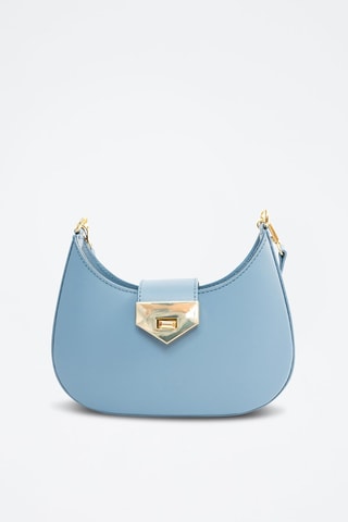Bolso de piel Nella - Azul