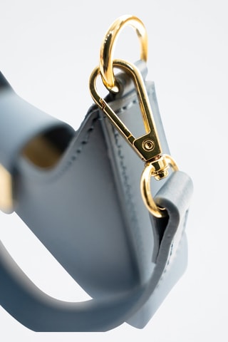 Bolso de piel Nella - Azul