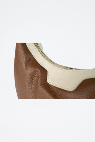 Bolso de piel Siana  - Blanco