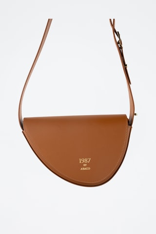 Bandolera de piel Raily - Camel