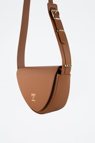 Bandolera de piel Raily - Camel