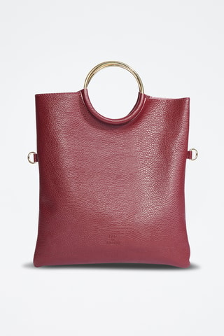 Bolso de piel Jany - Burdeos